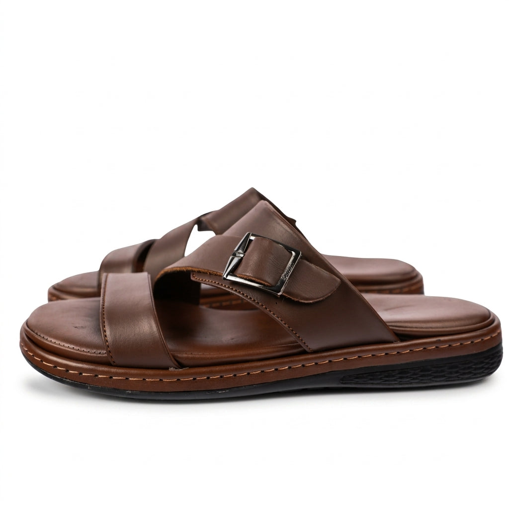 Sandale Homme Prestige - Tabac