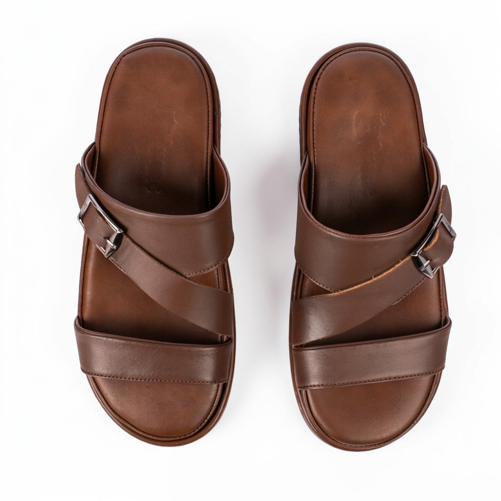 Sandale Homme Prestige - Tabac
